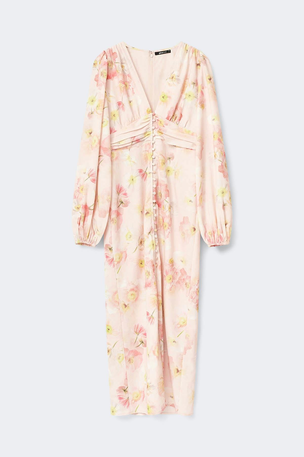 Balloon sleeve dress