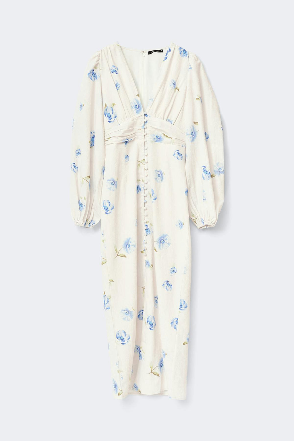 Balloon sleeve dress