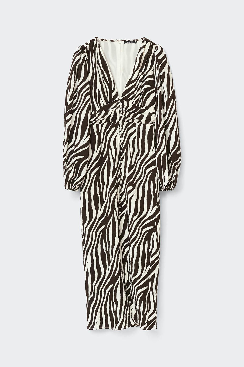Balloon sleeve dress