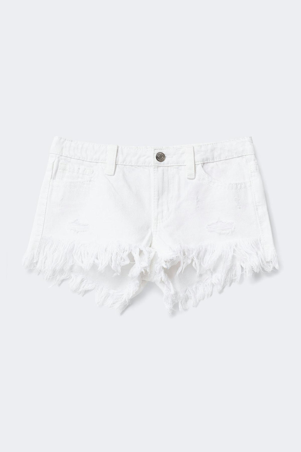 Y ripped g-low denim shorts