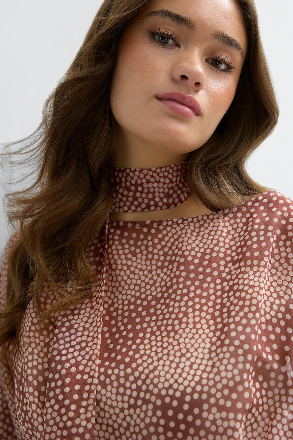 Scarf blouse