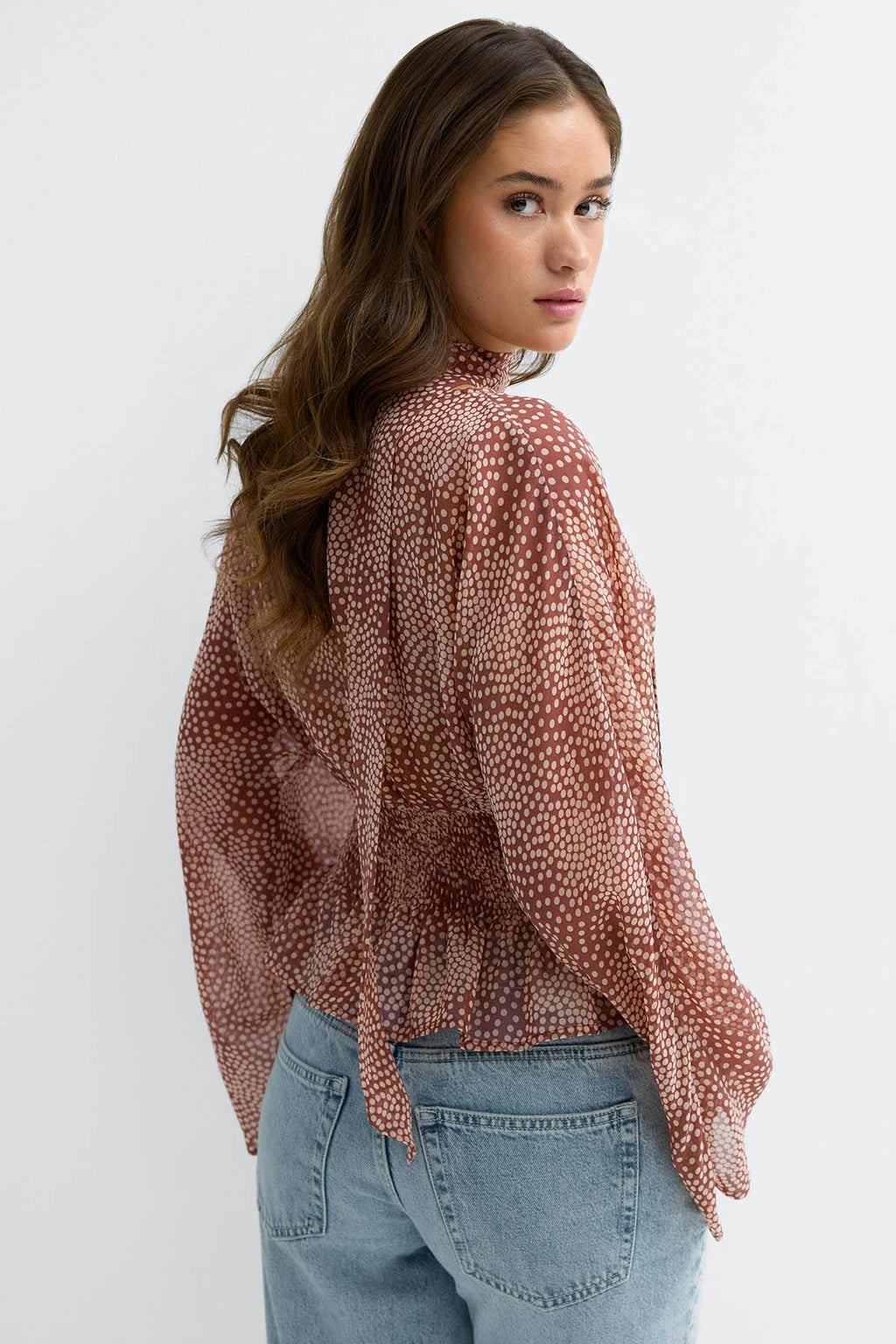 Scarf blouse