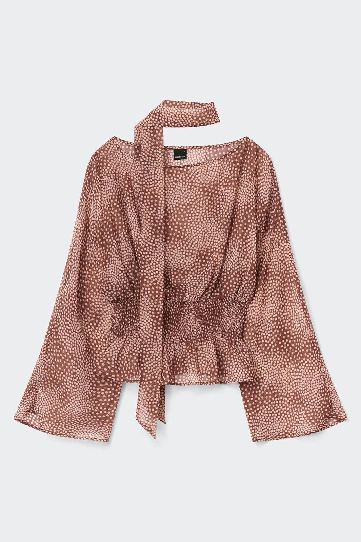 Scarf blouse