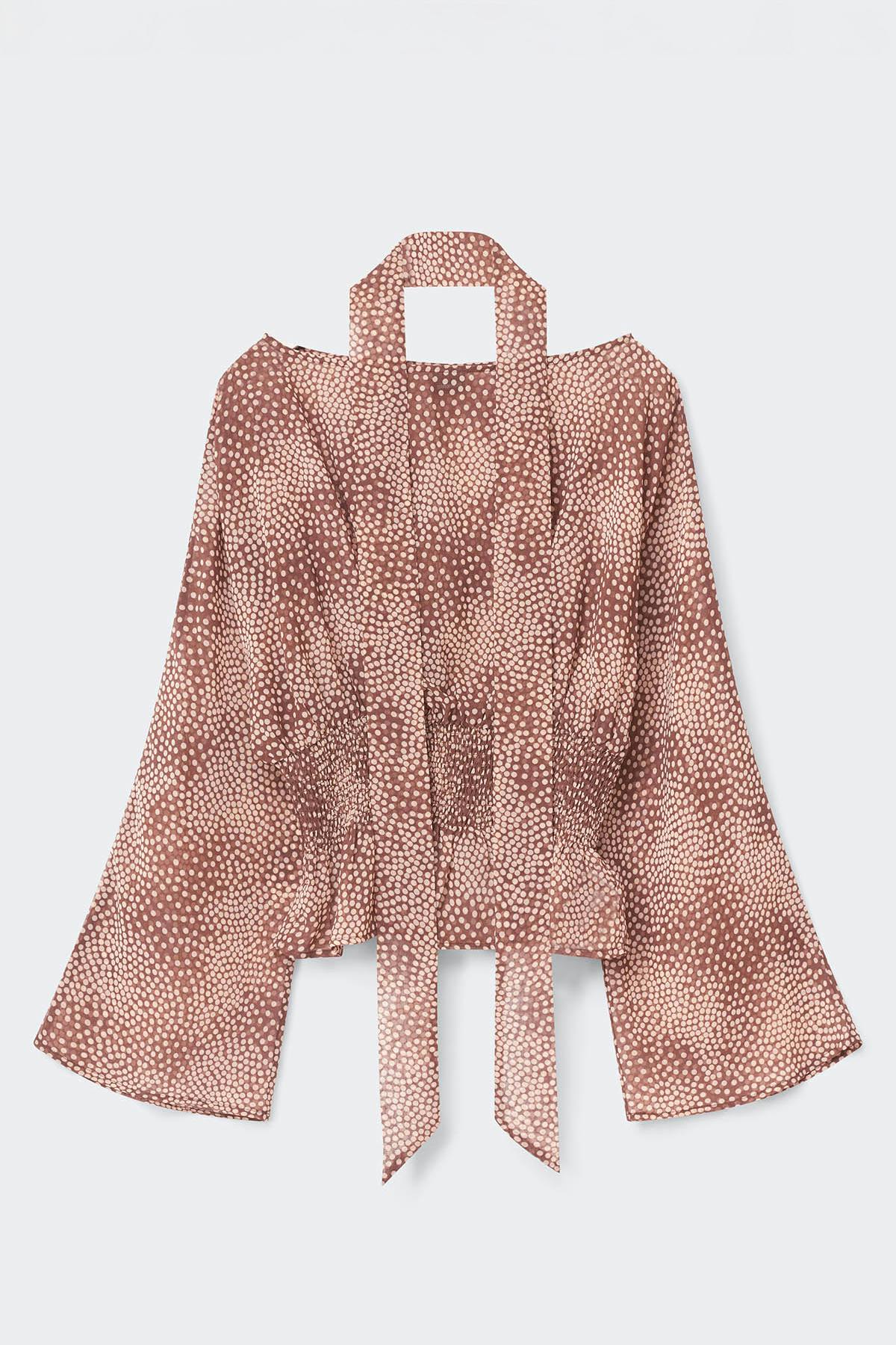 Scarf blouse
