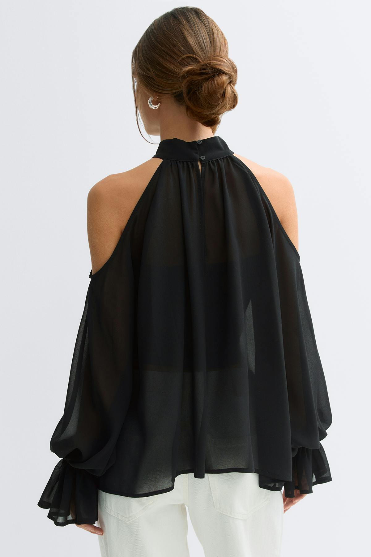 Boho chiffon blouse
