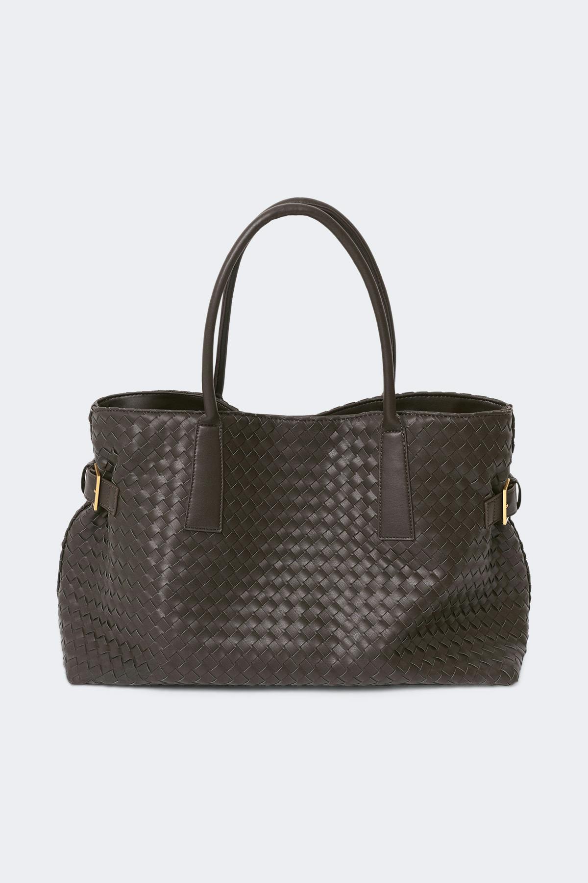 Braided tote bag