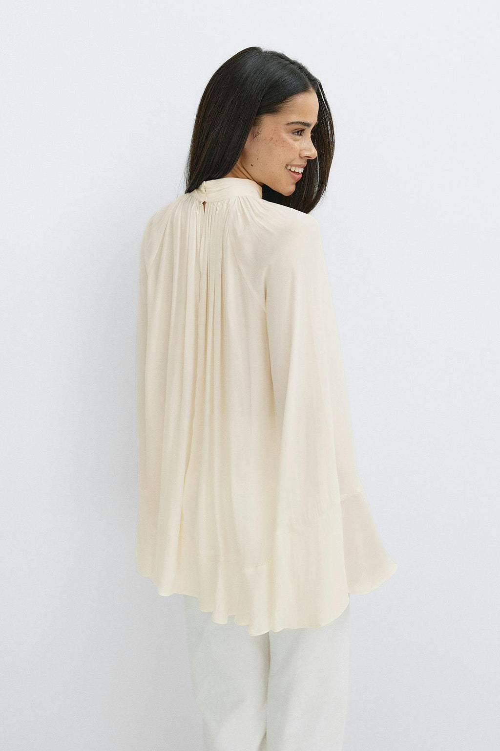 Boho frill blouse