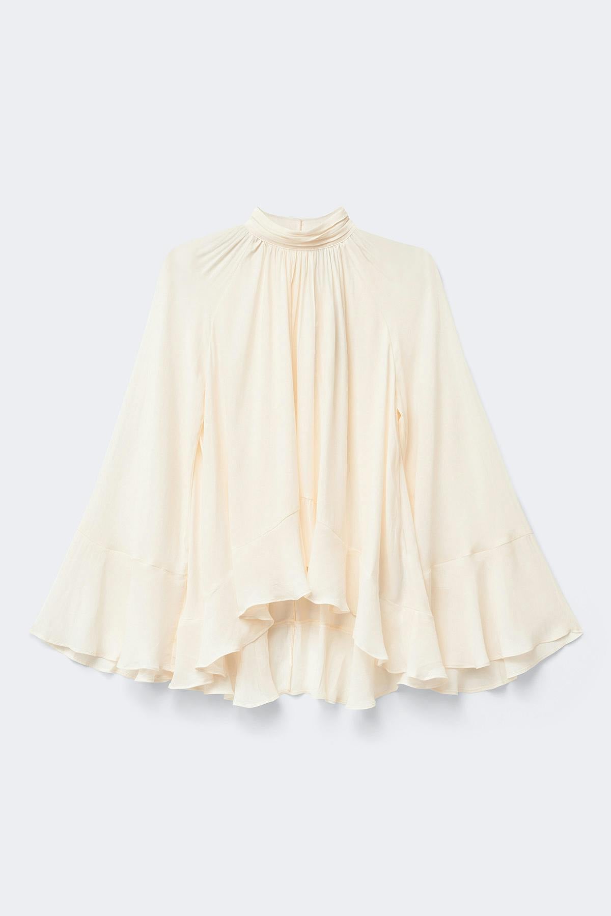 Boho frill blouse