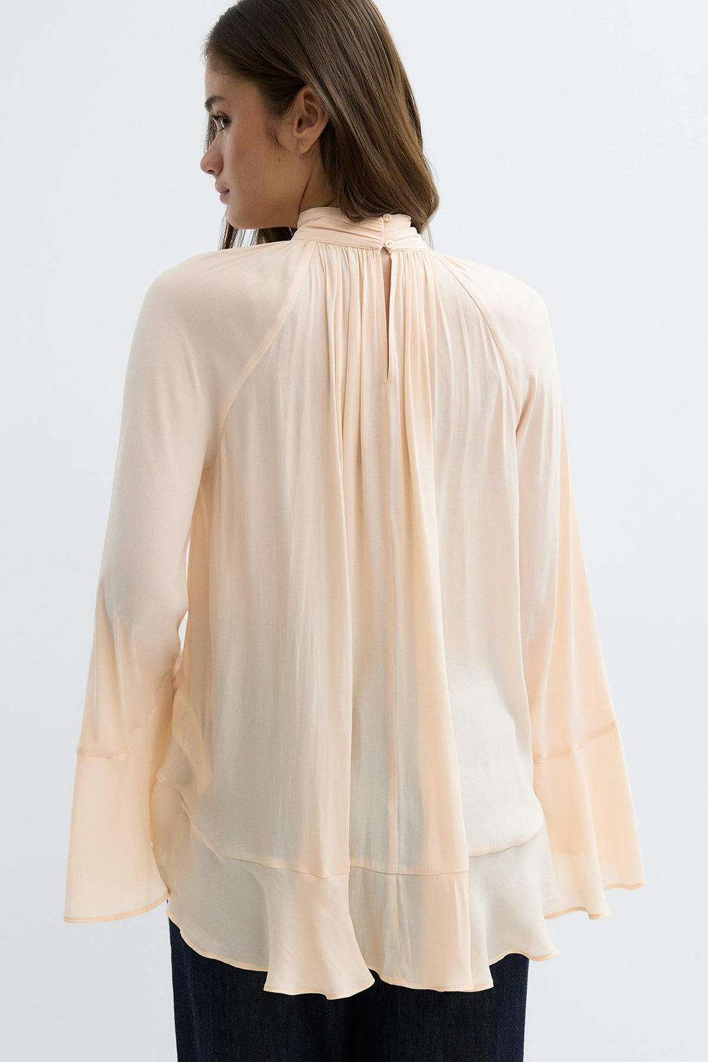 Boho frill blouse