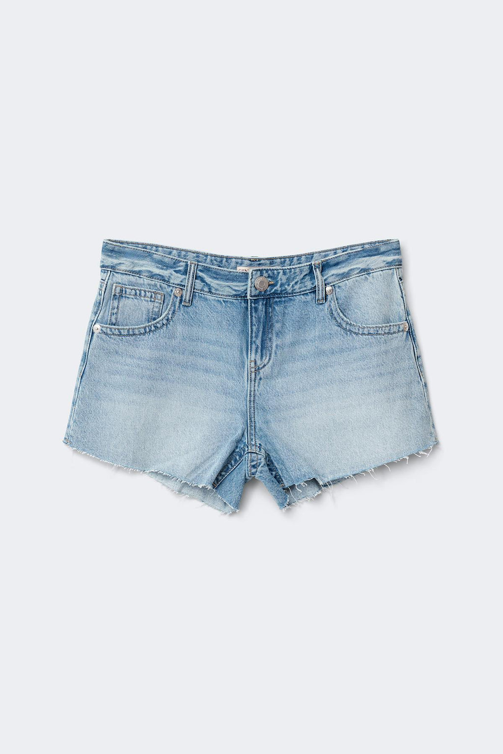 Drop loose denim shorts