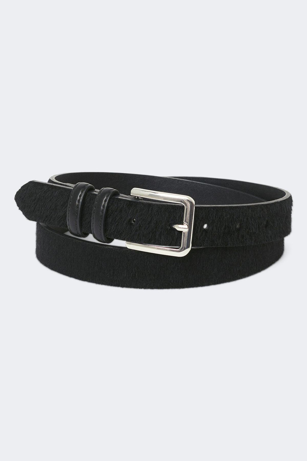 Hair-on hip belt