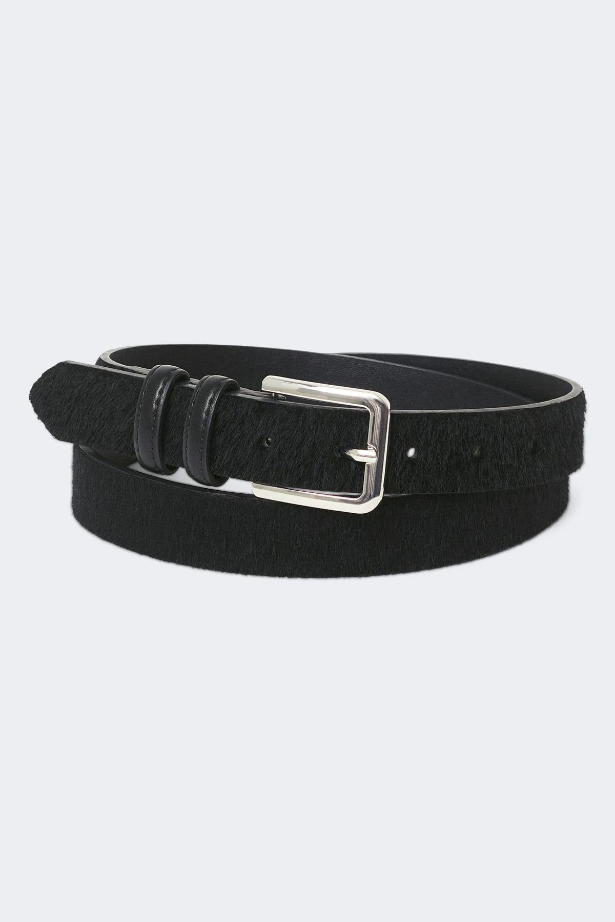 Hair-on hip belt