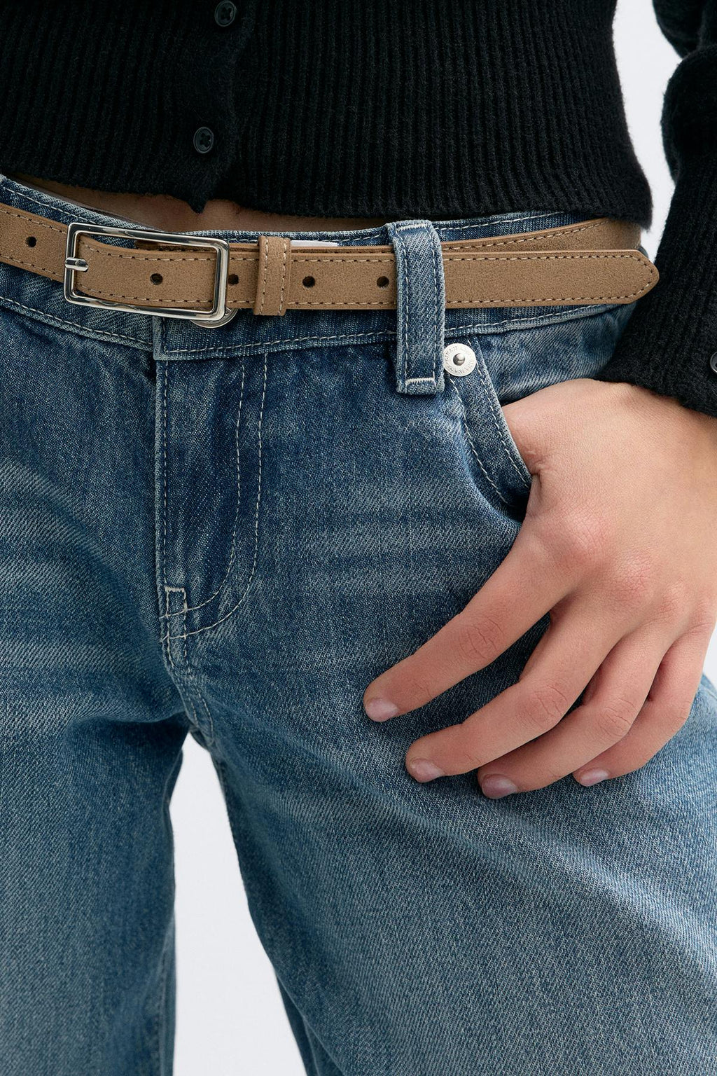 Clean rectangular belt