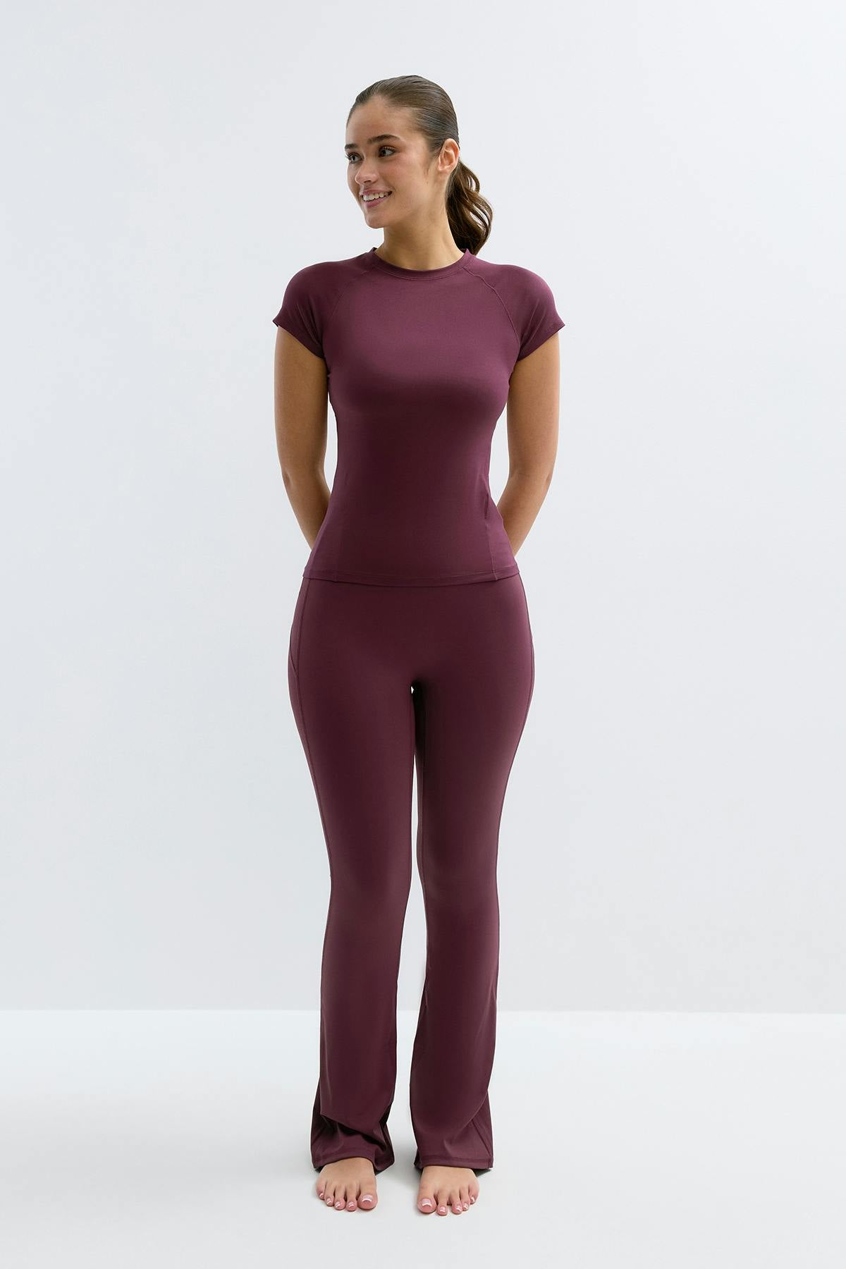 Flare yoga tights