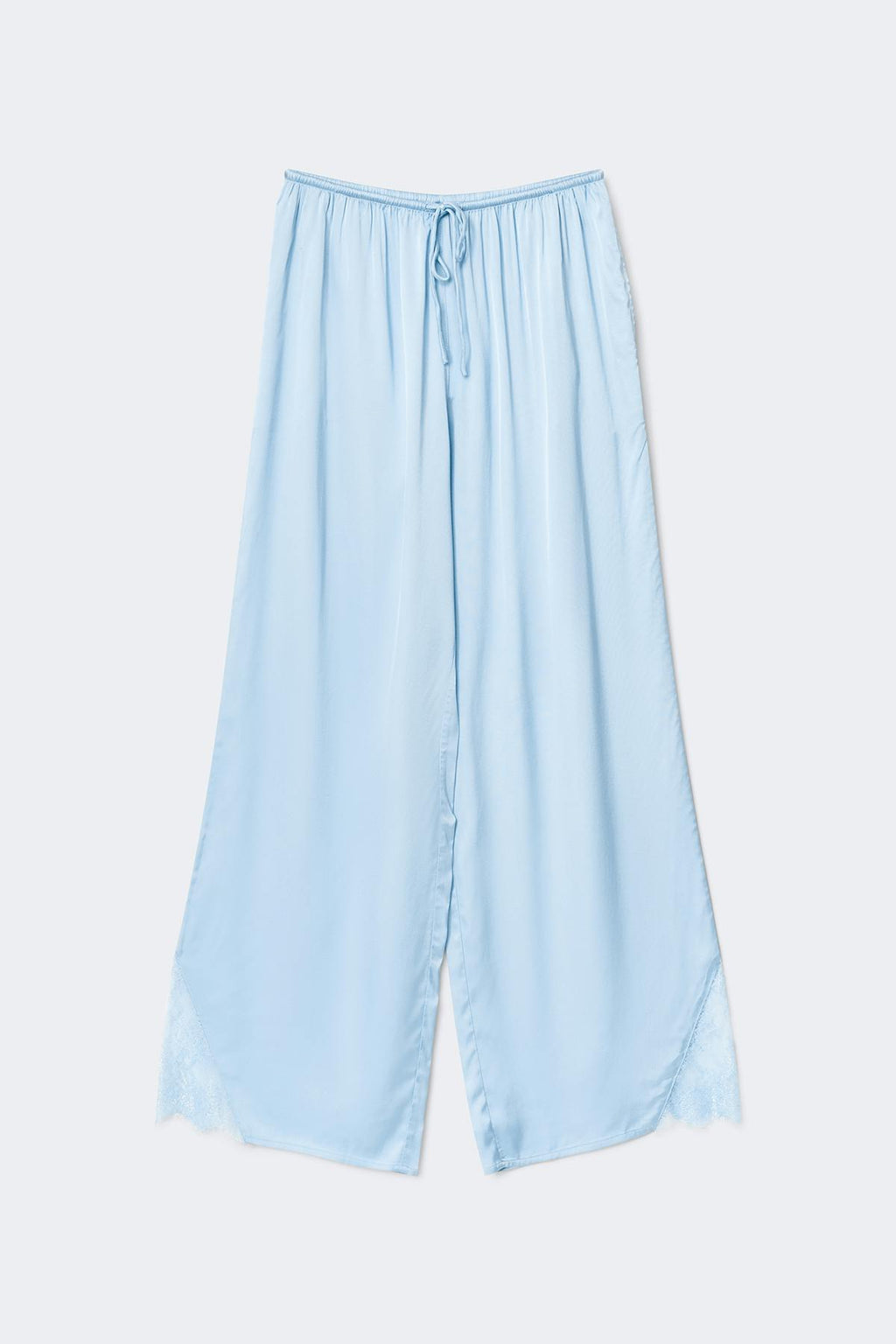 Satin loungewear trousers