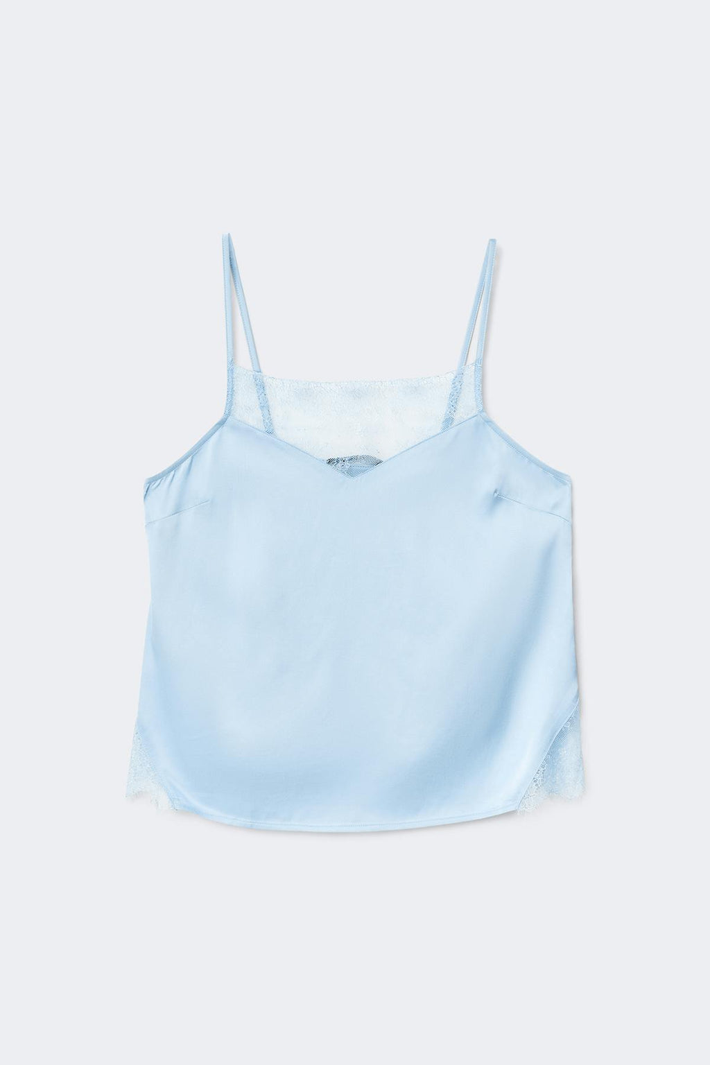Satin loungewear singlet