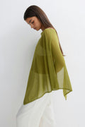 Knitted cape top