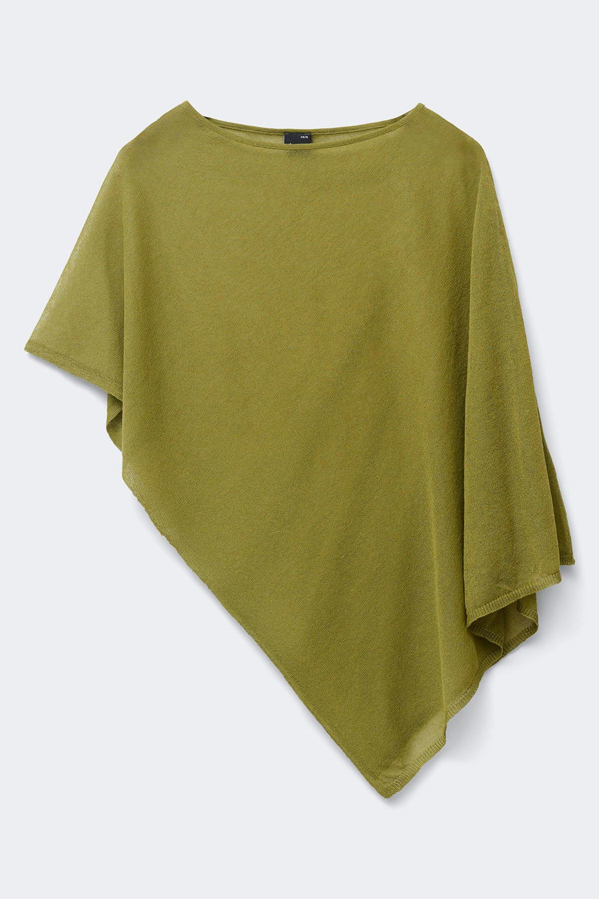 Knitted cape top