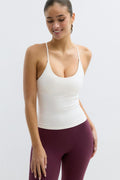 Detailed back yoga singlet