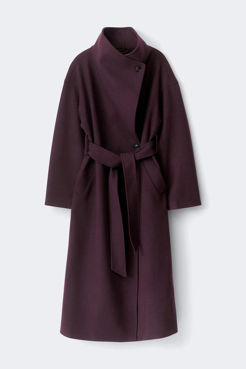 High neck coat