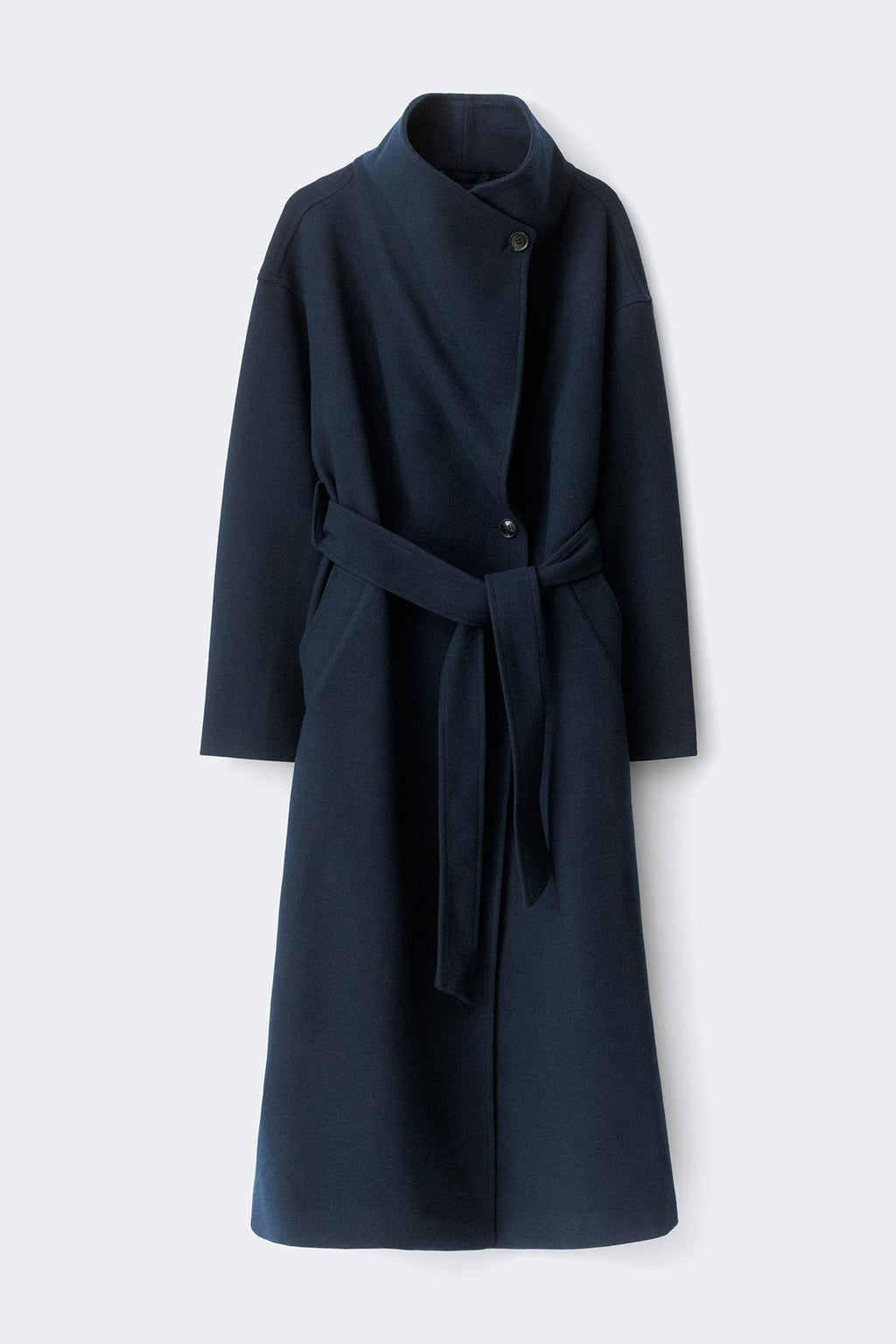 High neck coat
