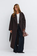 High neck coat