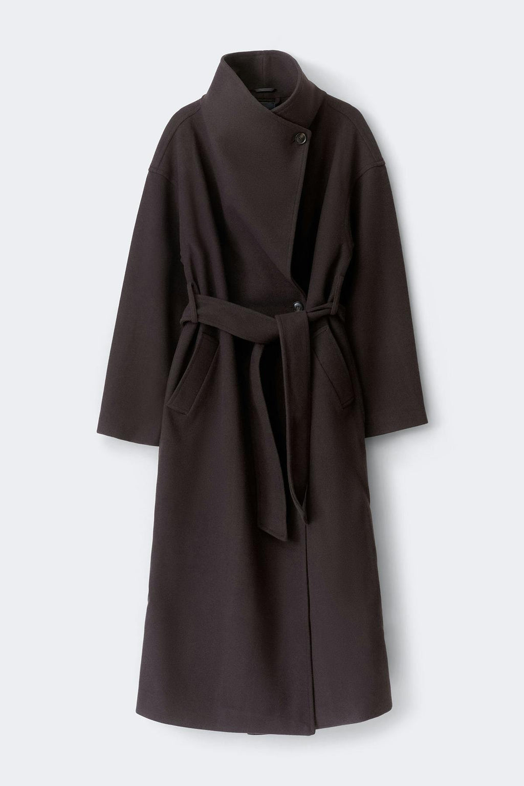 High neck coat