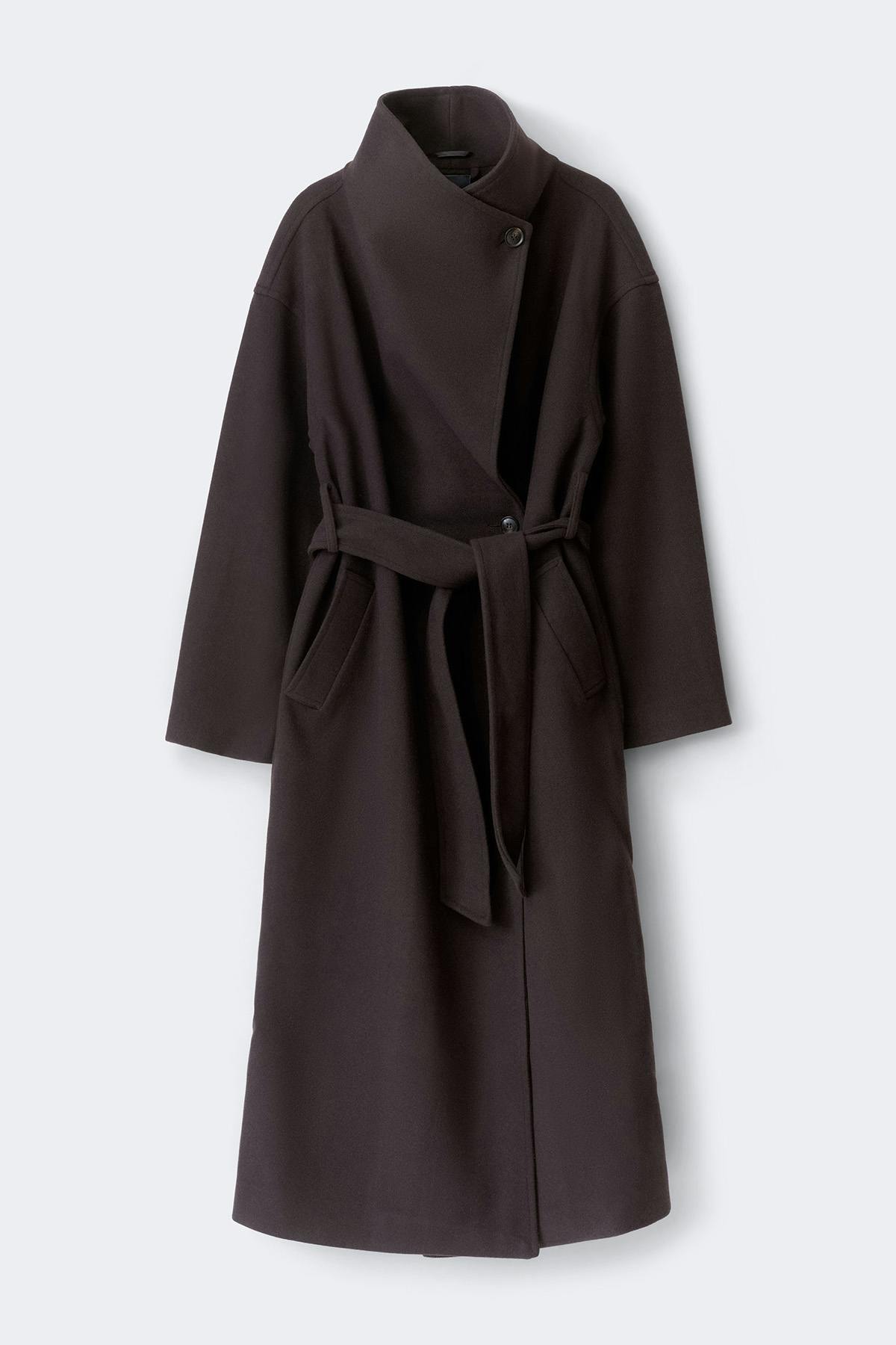 High neck coat