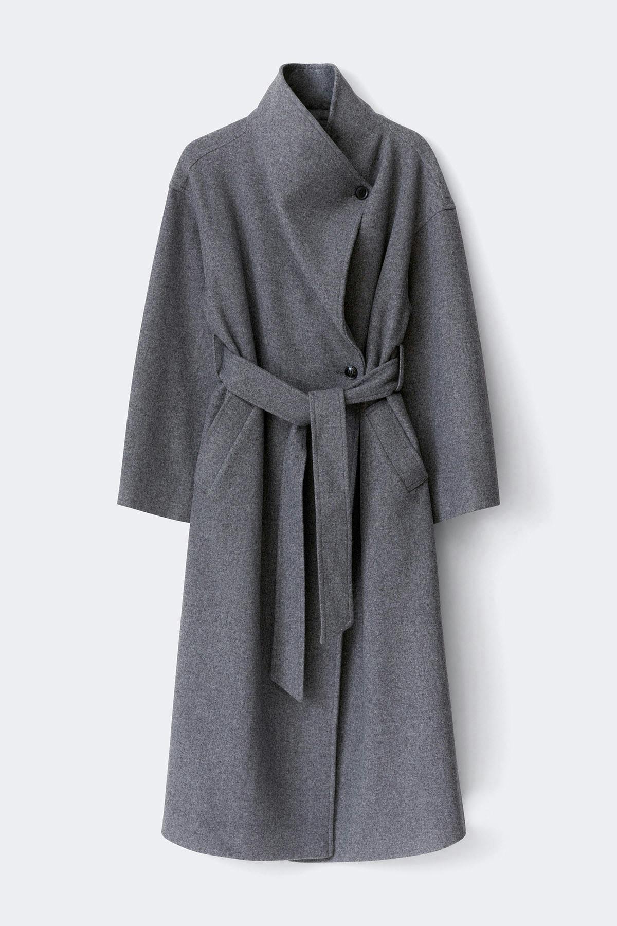 High neck coat