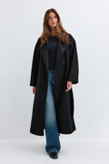 High neck coat