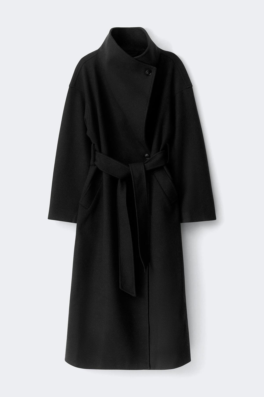 High neck coat