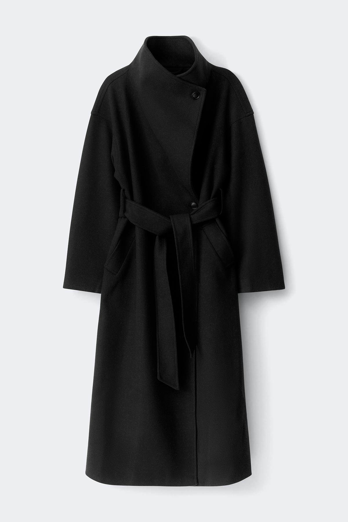 High neck coat