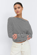 Dropped shoulder top