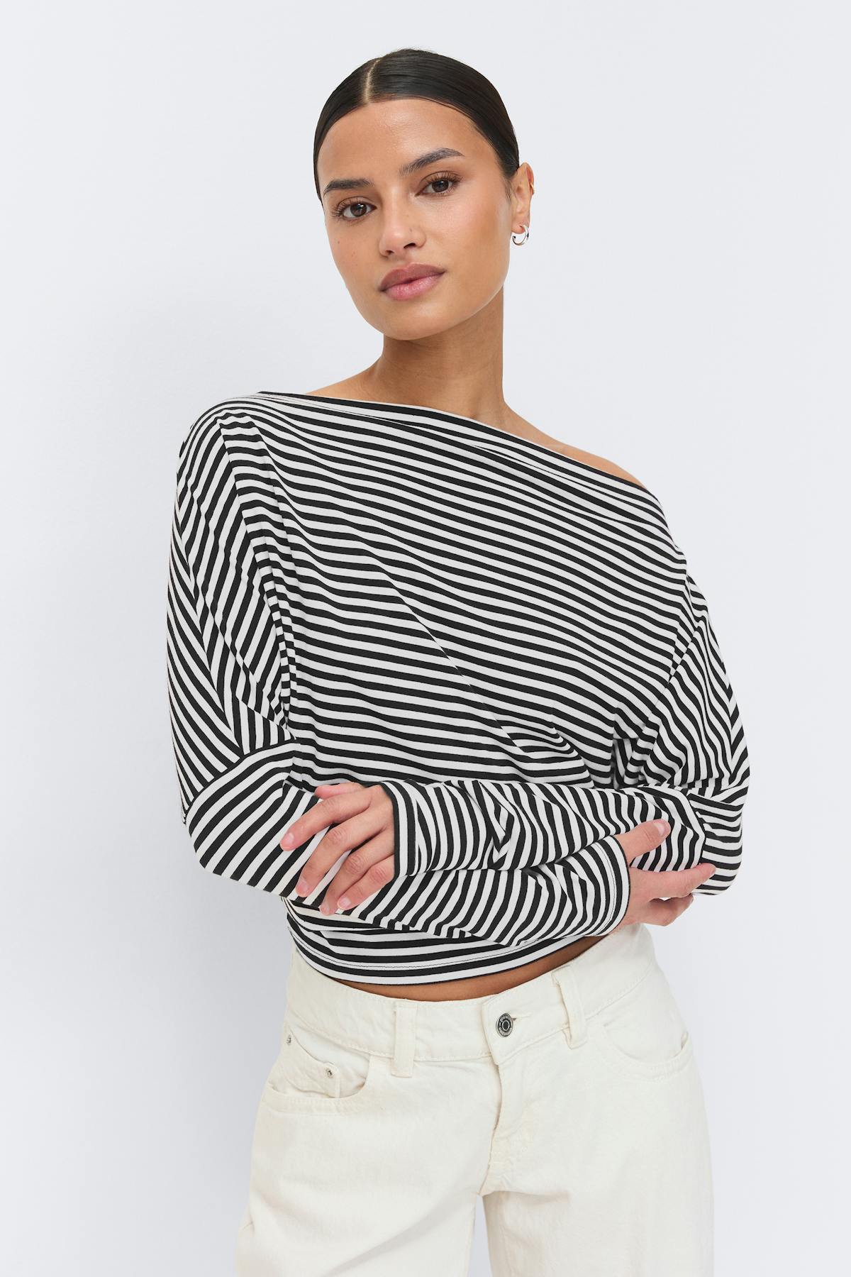 Dropped shoulder top