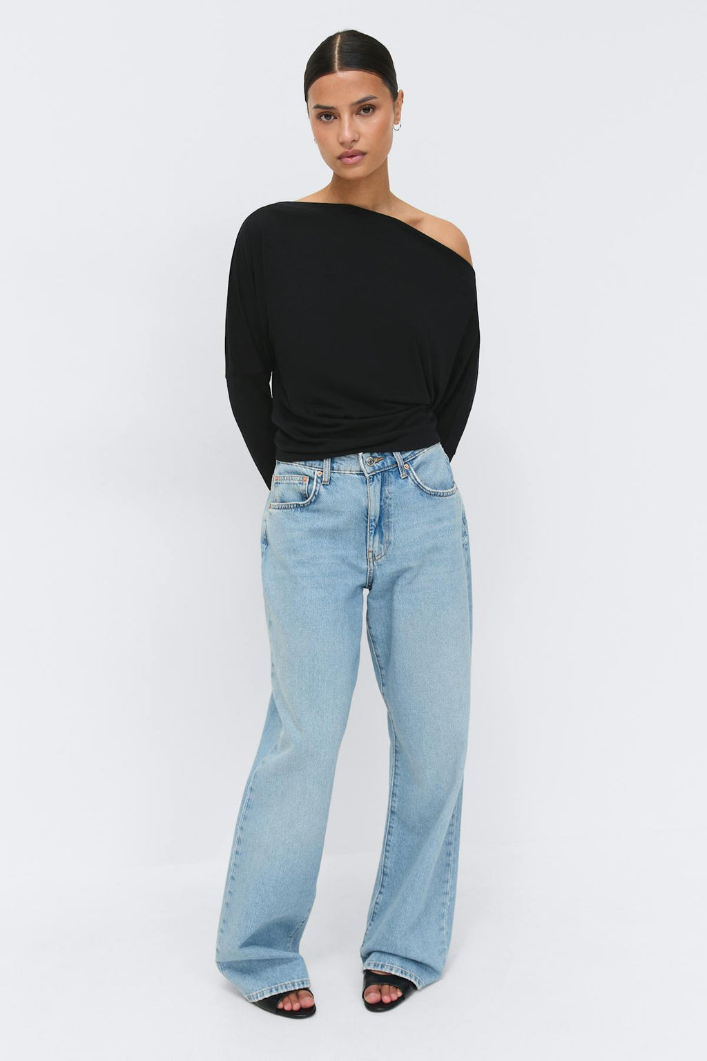 Dropped shoulder top