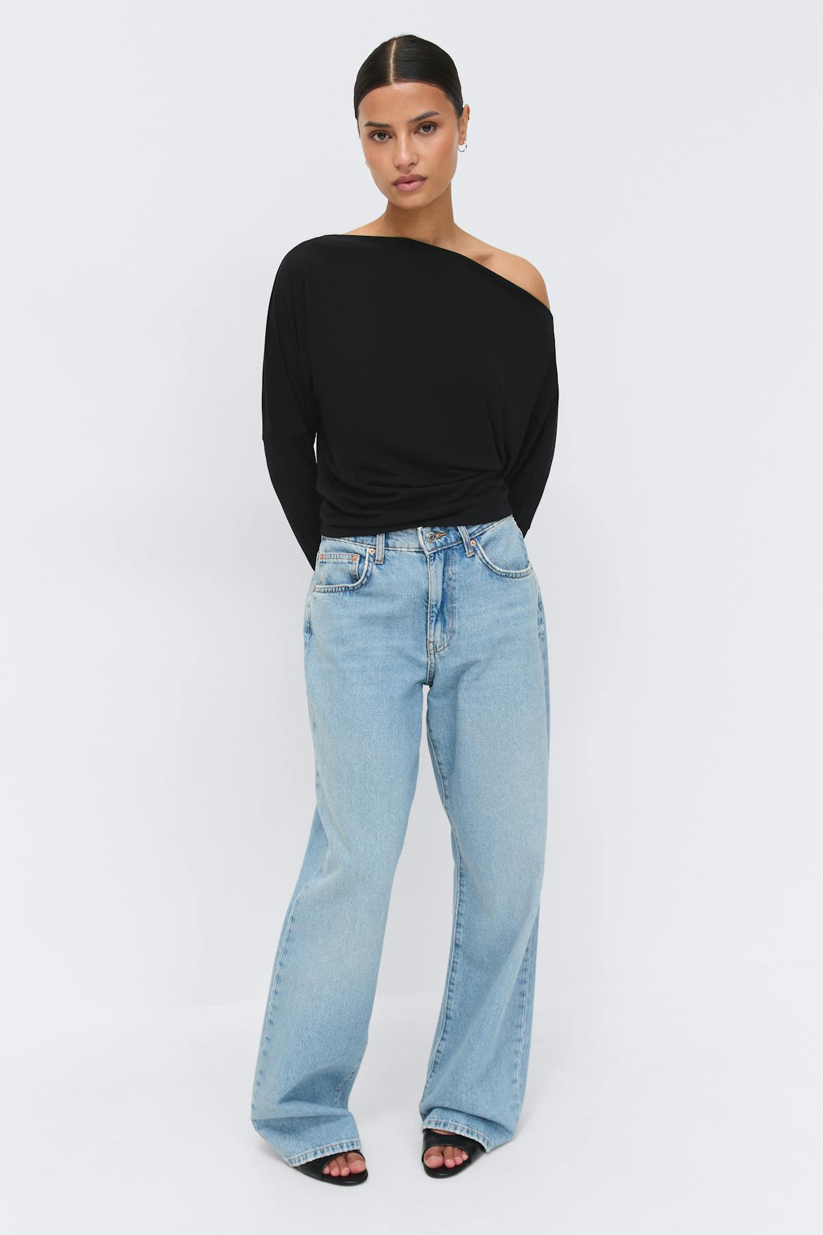 Dropped shoulder top