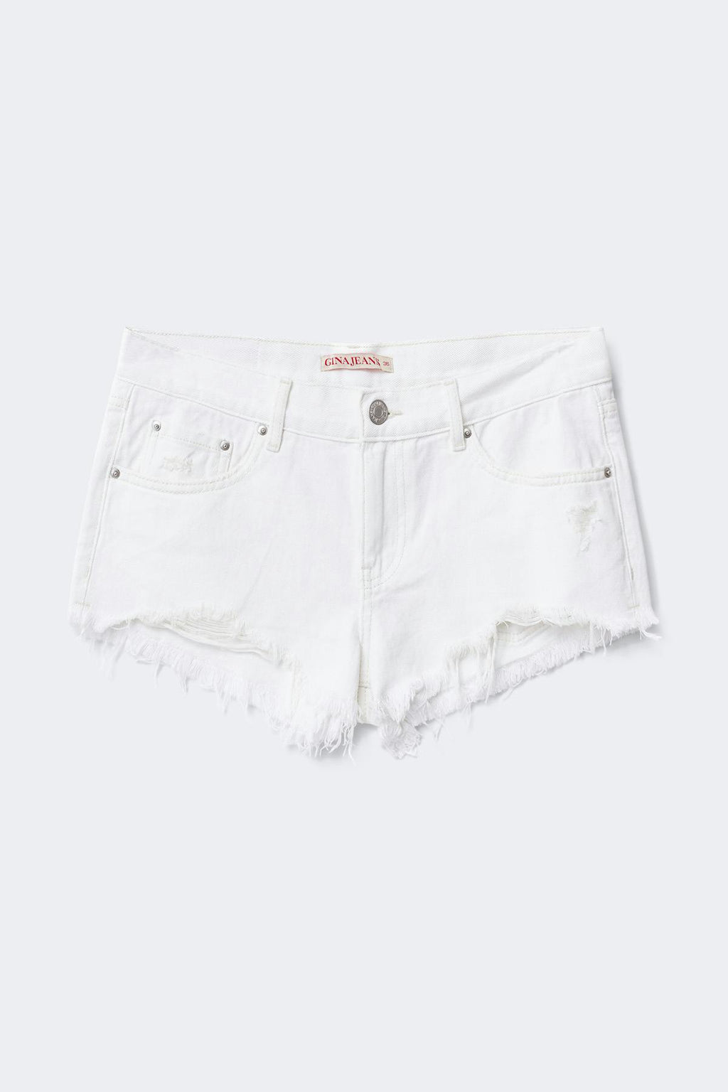 Glow low denim shorts