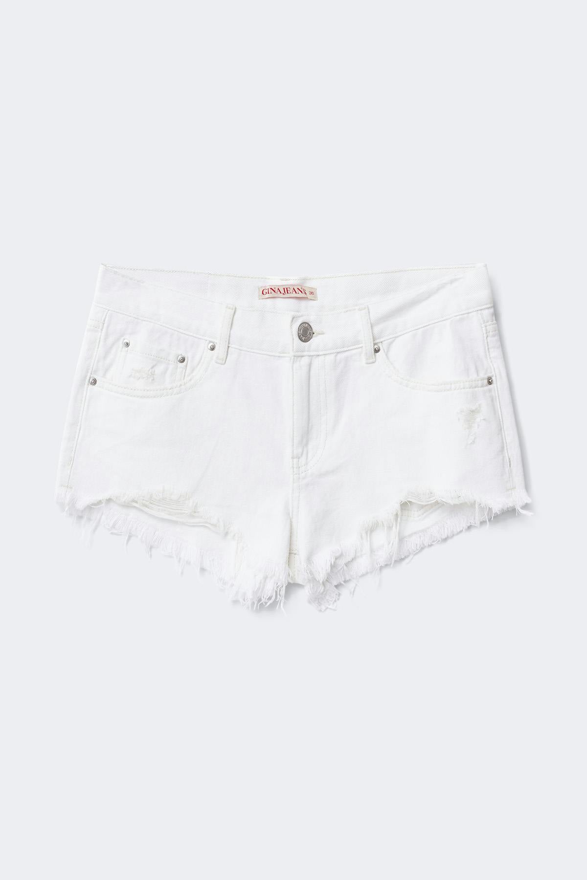 Glow low denim shorts