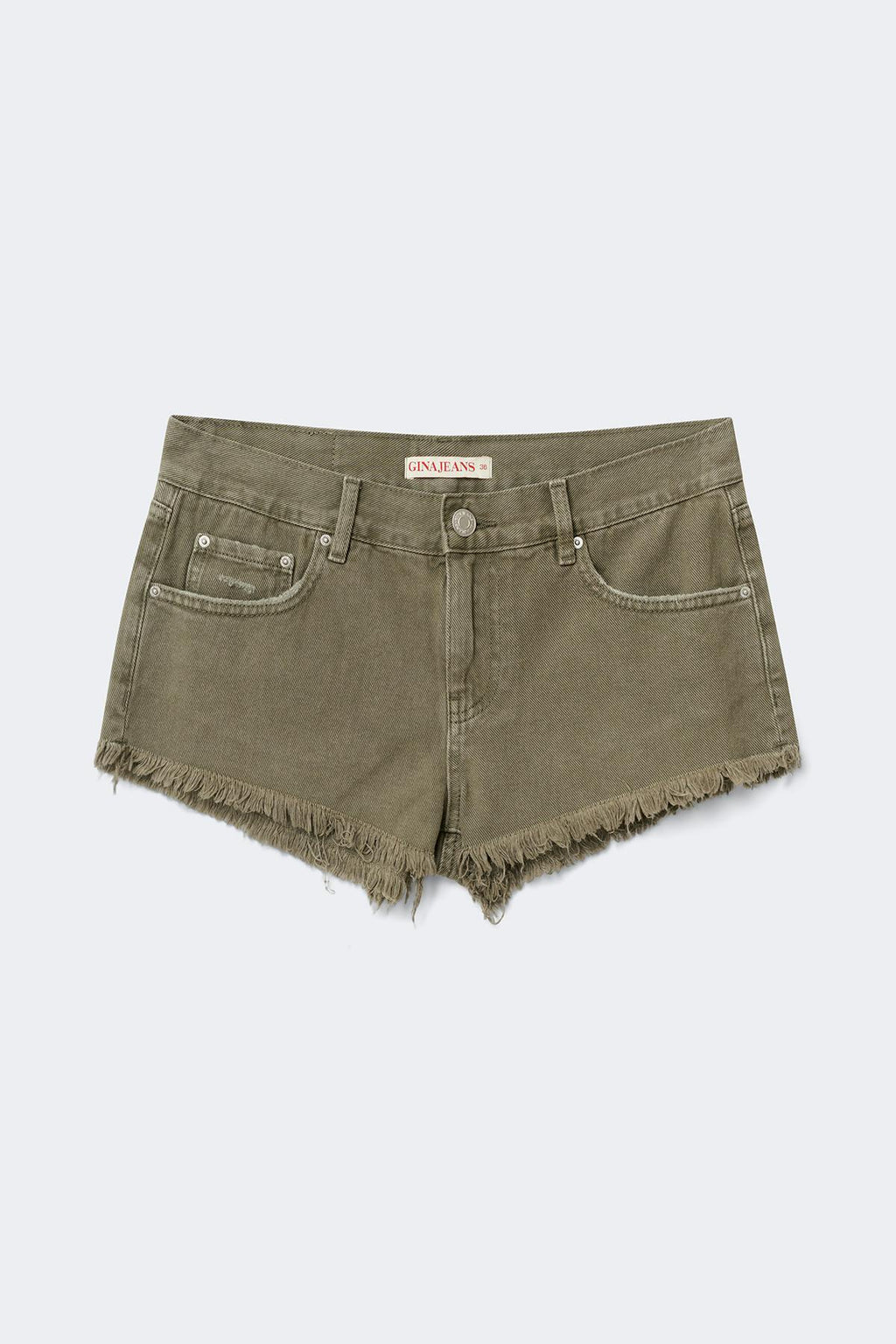 Glow low denim shorts