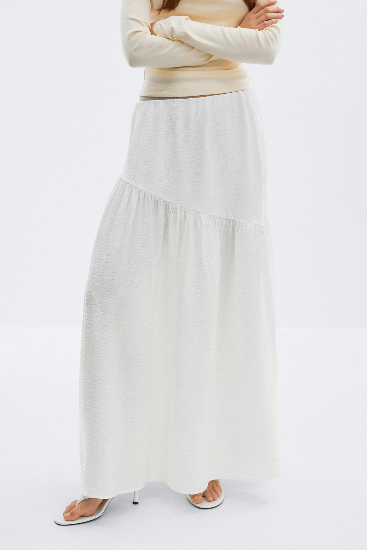 Tall dropped waist skirt