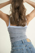 Tight fit rib singlet