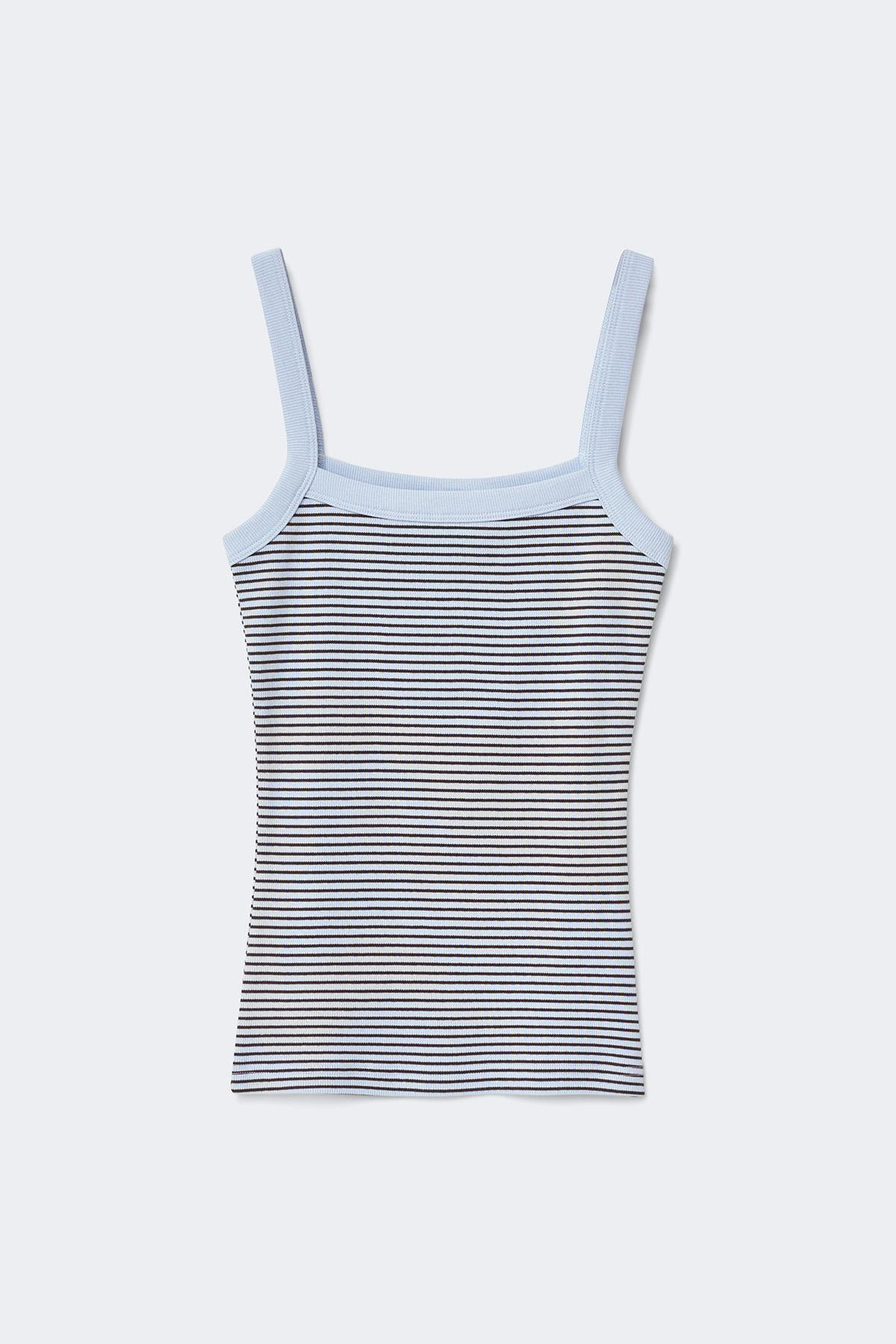 Tight fit rib singlet
