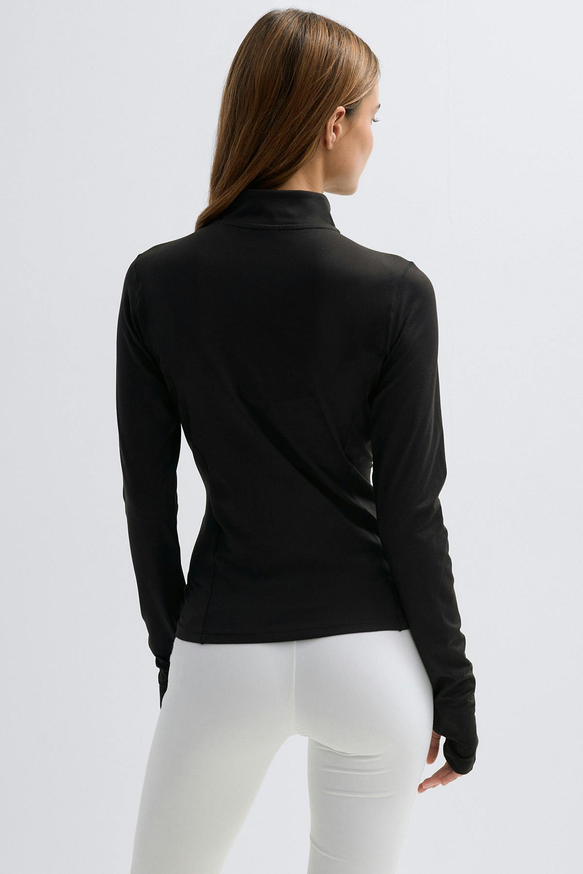 Half zip yoga top