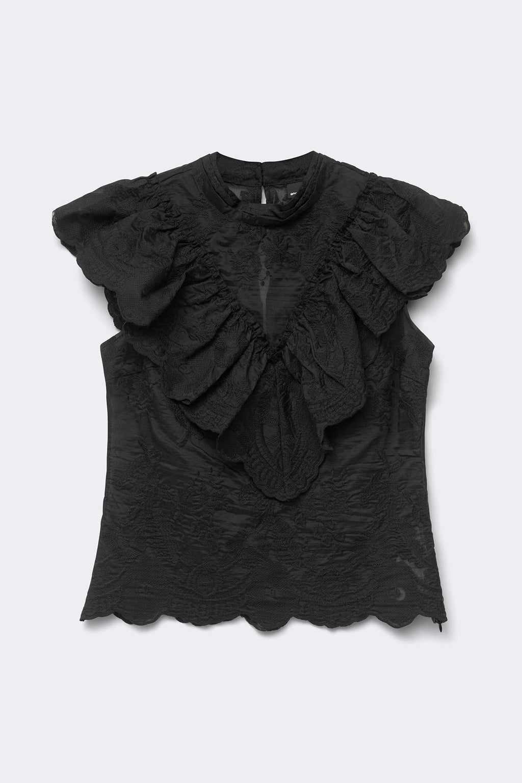 Frill blouse