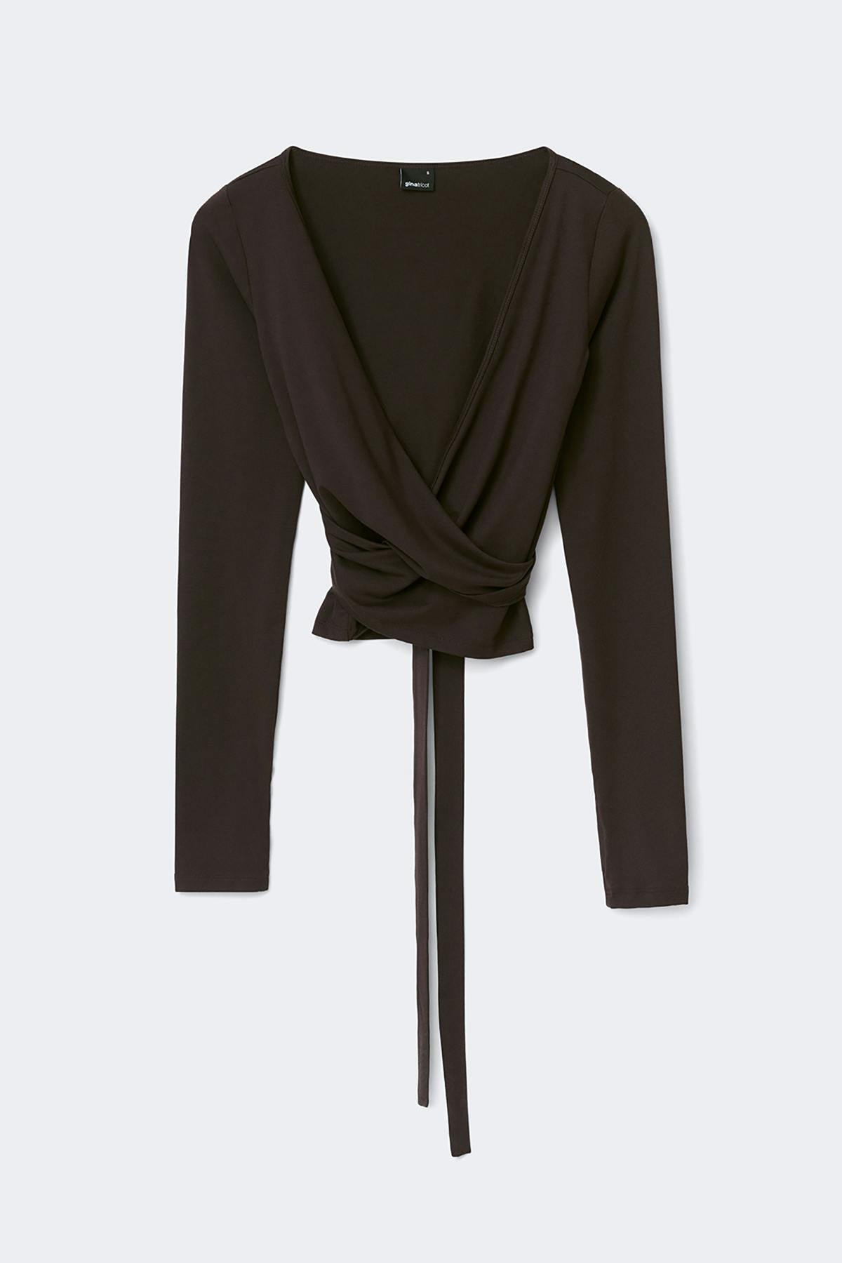 Soft wrap yoga cardigan