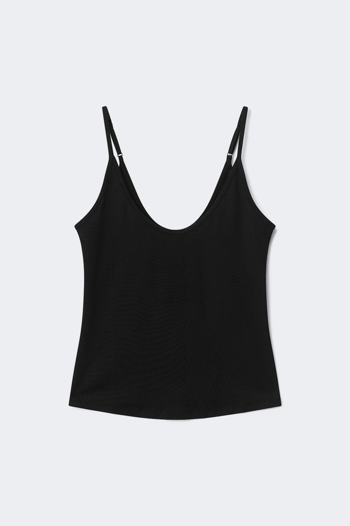 Soft strap yoga singlet