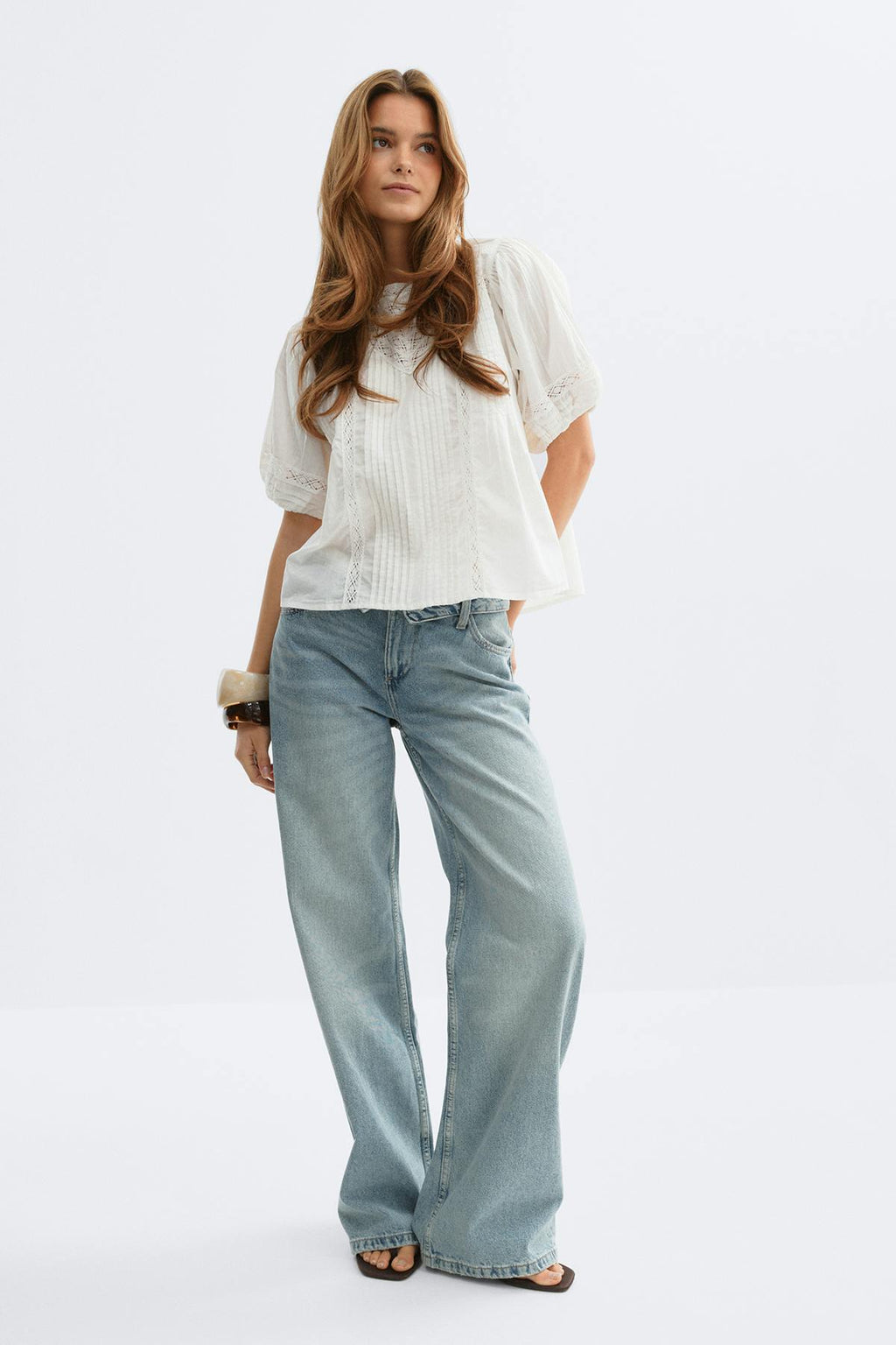 Broderie anglaise blouse
