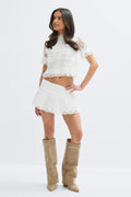 14+ broderie anglais skirt