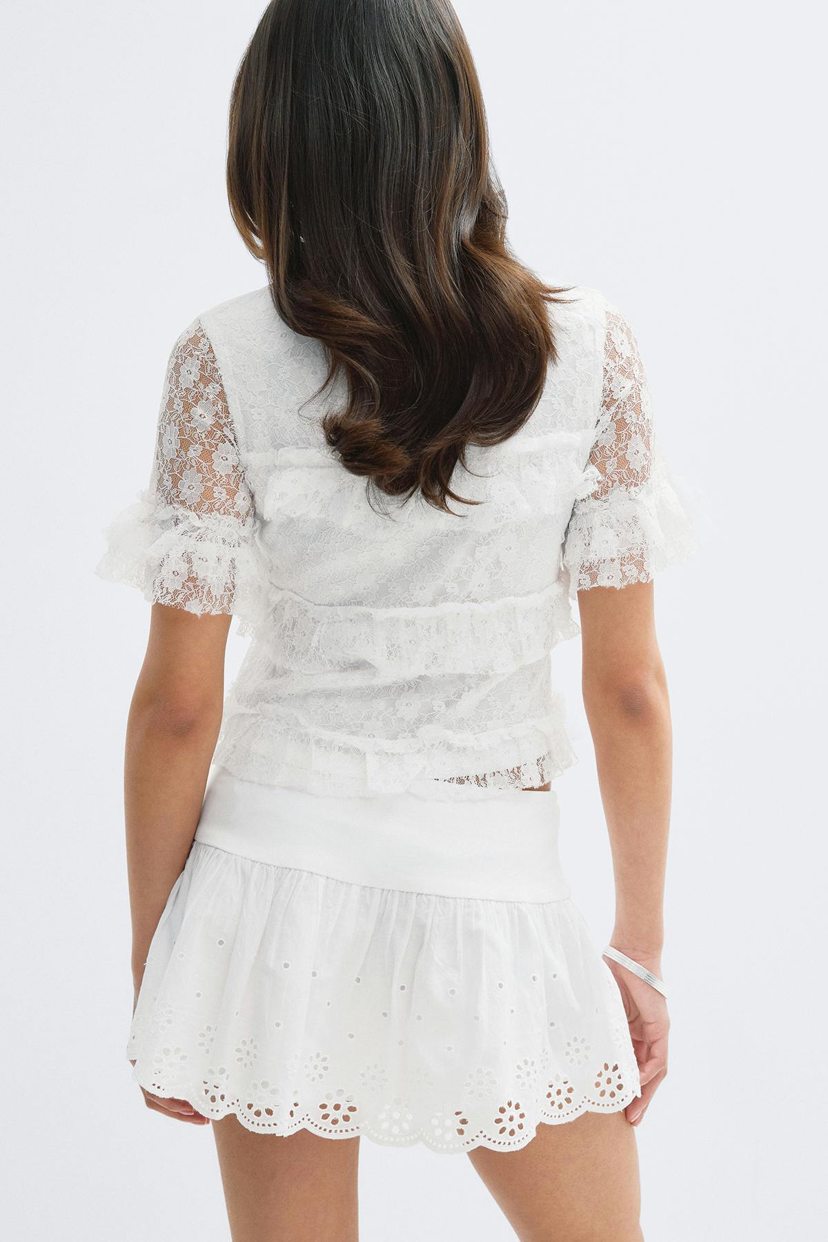 14+ broderie anglais skirt