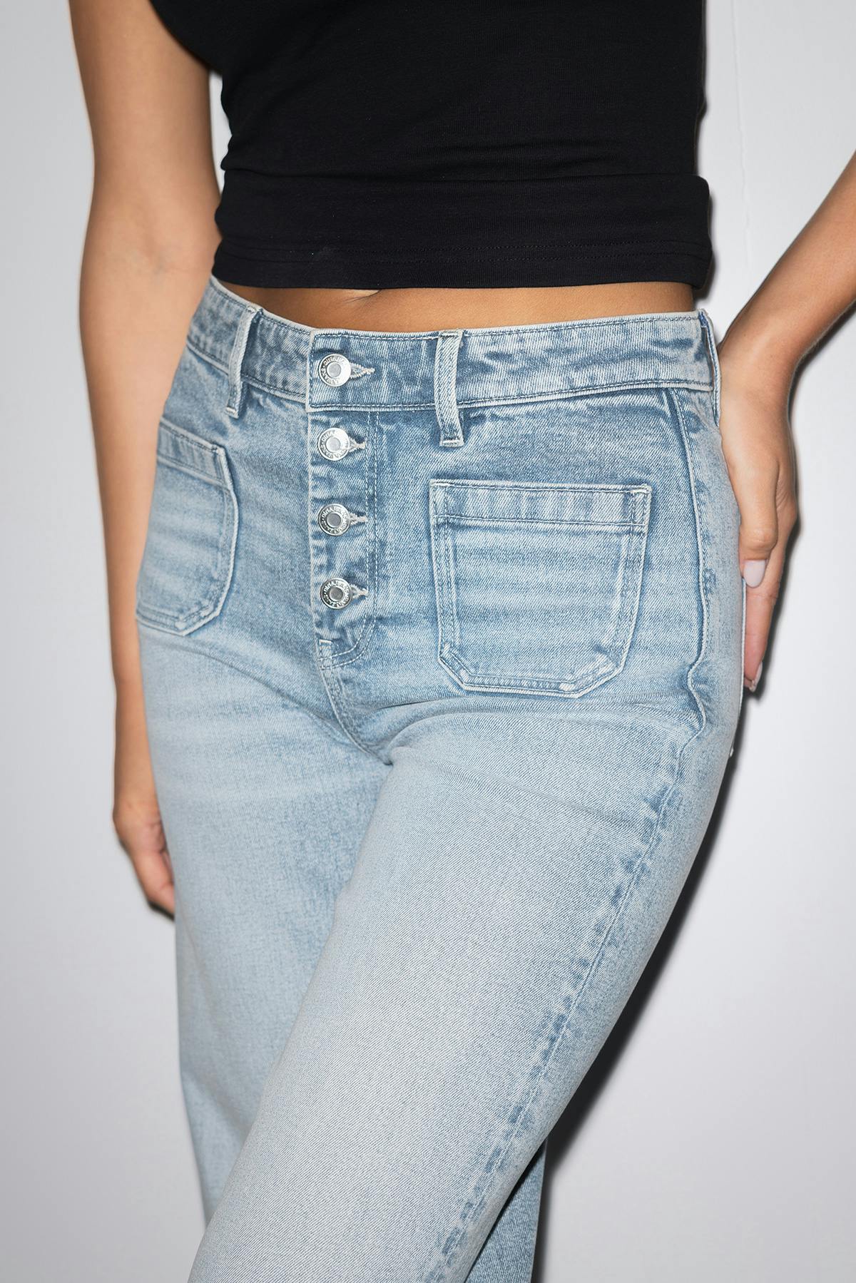 Waist hug flare jeans